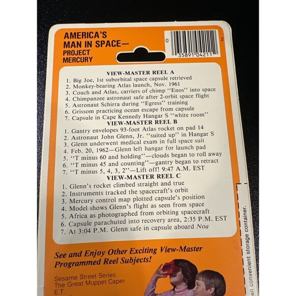Vintage View-Master Spaceport USA NASA Kennedy 3 Reel Set 21 3D Pics - Picture 5 of 6
